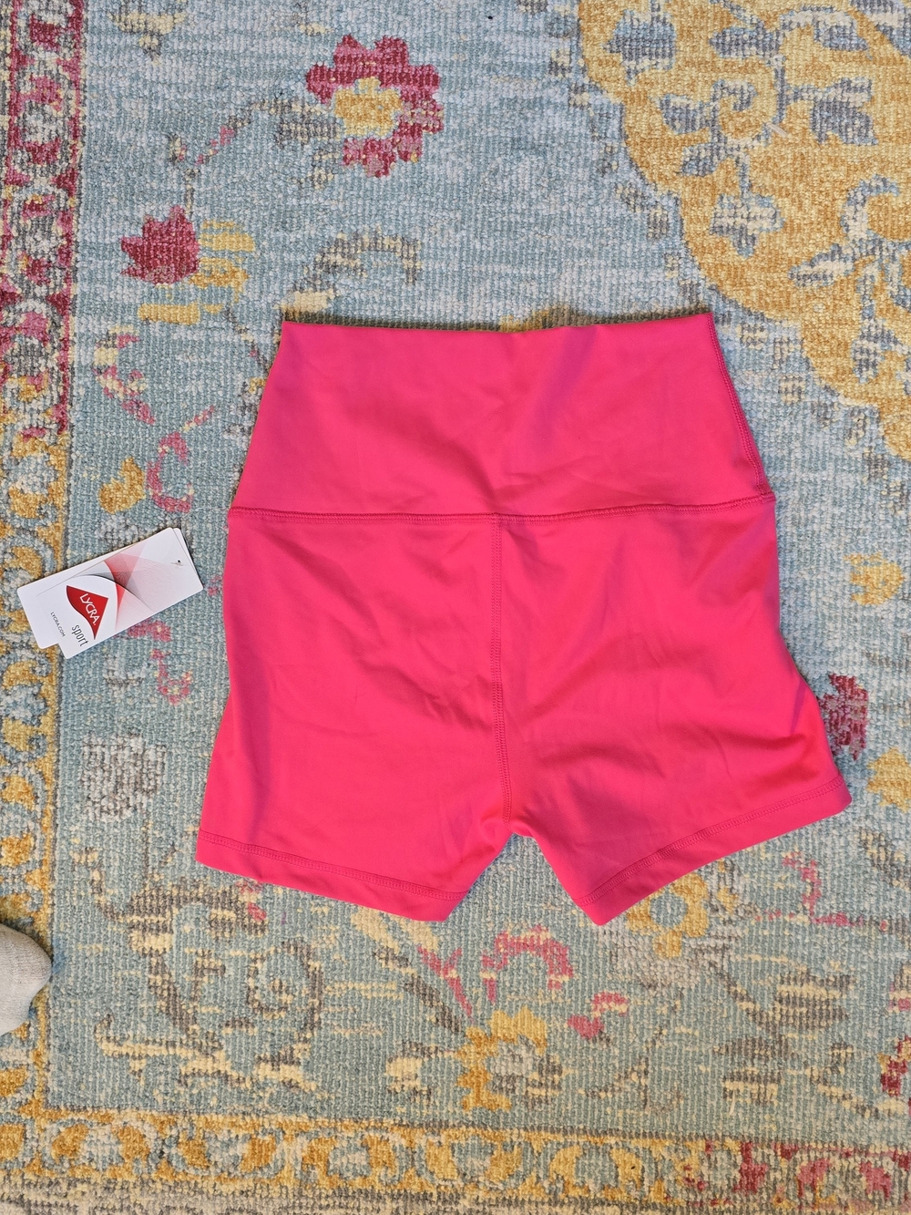Yogalicious Hot Pink High-Waist Bike Shorts